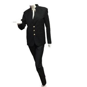 Ladies Black Size L 3 Piece Business Suit